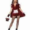 Adult Runaway Red Riding Hood Romper Costume