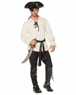 Pirate Shirt And Belt Costume Kit