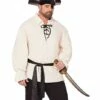 Pirate Shirt And Belt Plus Size Costume Kit