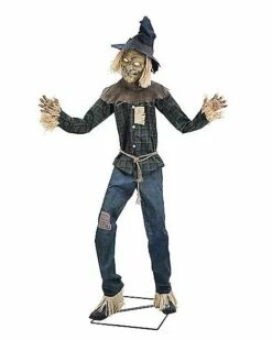 6.6 Ft Strawman Animatronic -Spook & Style Shop 01564269 c