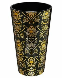 Gothic Noir Skull Glass Set 2 Pack - 16 Oz. -Spook & Style Shop 01564442 d