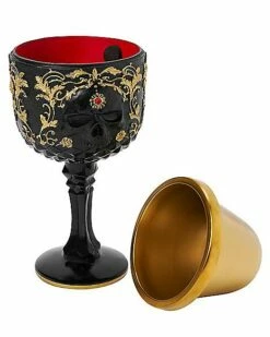 Gothic Noir Skull Goblet -Spook & Style Shop 01564483 d
