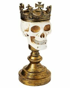 Crowned Skull Candle Holder -Spook & Style Shop 01564491 c
