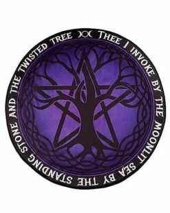 Round Mystical Arts Fleece Blanket