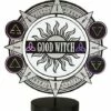 Spinning Bad Witch Good Witch Tabletop Sign