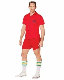 Adult Camp Crystal Lake Button Down Shirt - Friday The 13th -Spook & Style Shop 01565647 c