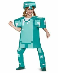 Kids Armor Deluxe Costume - Minecraft -Spook & Style Shop 01566264 c