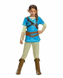 Kids Link Costume Deluxe - The Legend Of Zelda: Breath Of The Wild -Spook & Style Shop 01566306 c