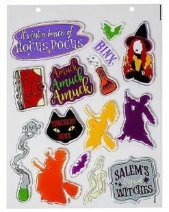 Hocus Pocus Gel Window Clings - Disney -Spook & Style Shop 01567478 b