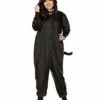 Adult Plus Size Binx Union Suit Costume - Hocus Pocus