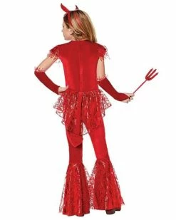 Kids Devil Jumpsuit Costume -Spook & Style Shop 01570159 b