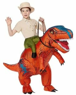 Kids Dinosaur Inflatable Ride-Along Costume