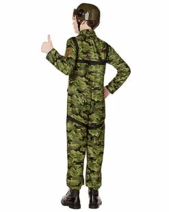 Kids Airborne Pilot Costume -Spook & Style Shop 01571587 b