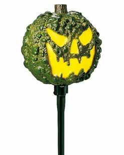 Light-Up LED Green Jack-O-Lantern Pathway Markers -Spook & Style Shop 01573906 c