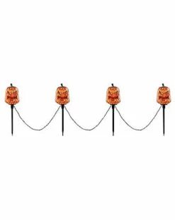 Light-Up LED Jack-O-Lantern Pathway Markers -Spook & Style Shop 01573914 d
