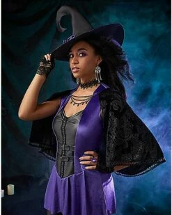 Adult Wicked Spell Caster Witch Costume 5 Adult Wicked Spell Caster Witch Costume -Spook & Style Shop 01576958 c