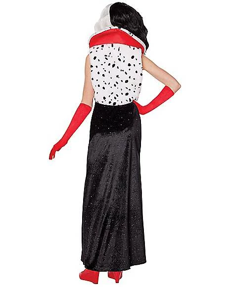 Kids Cruella Costume - Disney Cruella 2 Kids Cruella Costume - Disney Cruella - Image 2