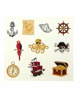 Pirate Temporary Tattoos -Spook & Style Shop 01580620 c