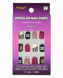 Kids Pirate Press On Nails -Spook & Style Shop 01580638 c
