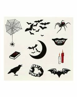 Vampire Temporary Tattoos -Spook & Style Shop 01580661 c