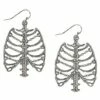 Skeleton Rib Cage Earrings