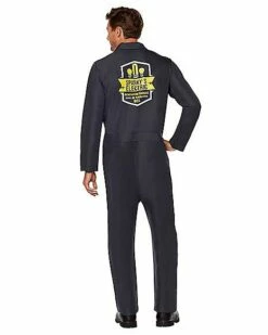Adult Sparky's Electric Jumpsuit Costume -Spook & Style Shop 01583392 b