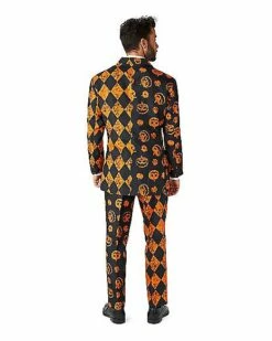 Adult Distressed Pumpkin Party Suit -Spook & Style Shop 01587179 c