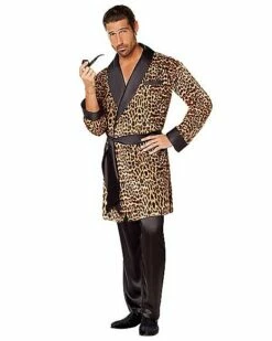 Adult Leopard Casanova Robe