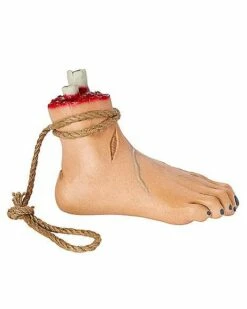 Hanging Severed Foot 8 Hanging Severed Foot -Spook & Style Shop 01588011 d