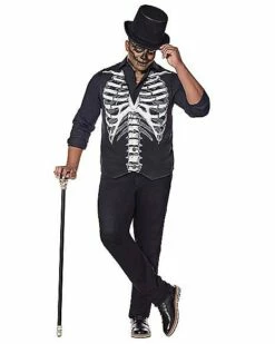 Adult Skeleton Plus Size Vest