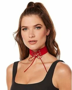 Red Riding Hood Choker Necklace