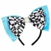 Alice Checkerboard Bow Headband