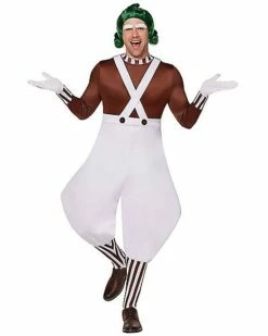 Adult Oompa Loompa Costume - Willy Wonka And The Chocolate Factory