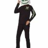 Kids Glow In The Dark Marshmello Costume Kit