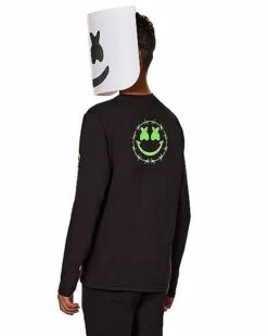 Kids Glow In The Dark Marshmello Costume Kit -Spook & Style Shop 01597269 d