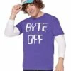 Adult Byte Off T Shirt - Stranger Things