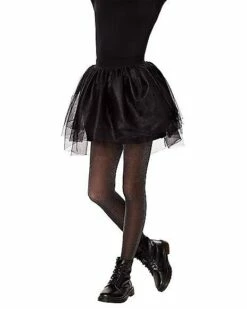 Kids Black Tulle Skirt