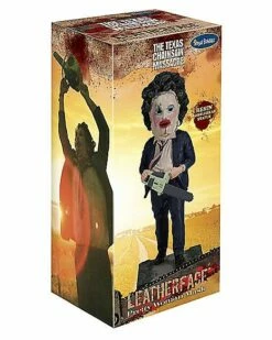 Leatherface Pretty Woman Mask Bobblehead Statue - The Texas Chainsaw M -Spook & Style Shop 01600295 f