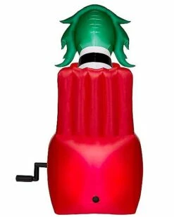 8 Ft Fright In The Box Inflatable - Decorations -Spook & Style Shop 01602200 c