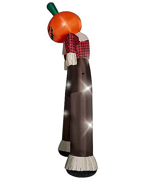 12 Ft Light-Up Pumpkin Scarecrow Inflatable Archway 4 12 Ft Light-Up Pumpkin Scarecrow Inflatable Archway - Image 4