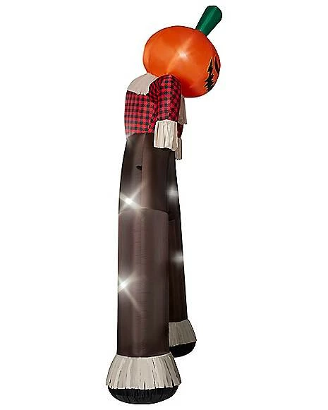 12 Ft Light-Up Pumpkin Scarecrow Inflatable Archway 5 12 Ft Light-Up Pumpkin Scarecrow Inflatable Archway - Image 5