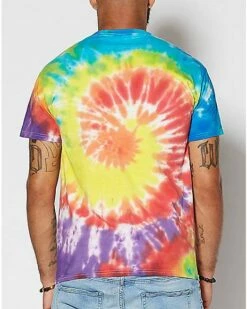 Happy Accidents Tie Dye Bob Ross T Shirt -Spook & Style Shop 03211547 d