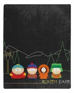 South Park Neon Boys Sherpa Fleece Blanket