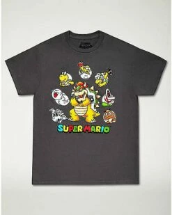 Super Mario Bowser And Friends T Shirt- Nintendo