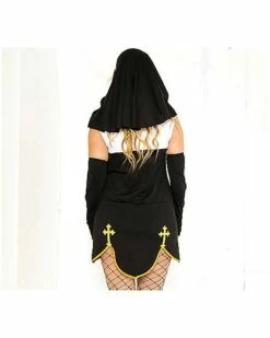 Adult Bad Habit Nun Costume -Spook & Style Shop 07260102 b