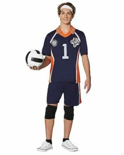 Adult Navy Volleyball Uniform Costume -Spook & Style Shop 07423742 c
