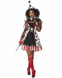 Adult Twisted Clown Costume -Spook & Style Shop 07467277 c