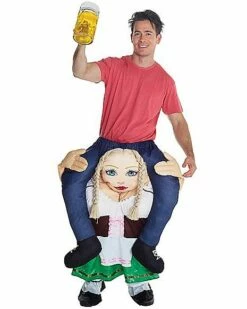 Oktoberfest Adult Beer Wench Piggyback Costume