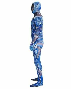 Adult Blue Ranger Skin Suit Costume - Power Rangers -Spook & Style Shop 07471584 c