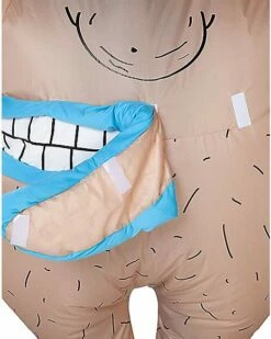 Adult Krumm Inflatable Costume - Aaahh!!! Real Monsters -Spook & Style Shop 07475692 e